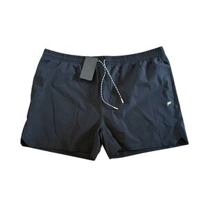 Fabletics The 5" Swim Trunk Mens 3X Black NWT Quick Dry Lightweight Athletic